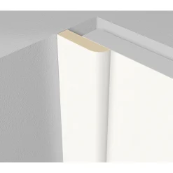 Abdeckleiste weiß Hochglanz 2,6 m