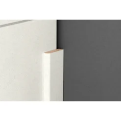 Abdeckleiste weiß Struktur 2,6 m