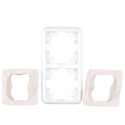 Abdeckrahmen mit IP44 Montreal 2-fach ultraweiß Serie 502* Discount