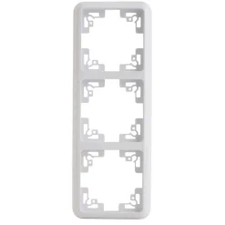 Abdeckrahmen Montreal 3-fach ultrawei Serie 502