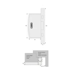 Abus Fenstersicherung FAS97 W