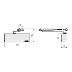 Türschließer AC6124 S*Abus Online
