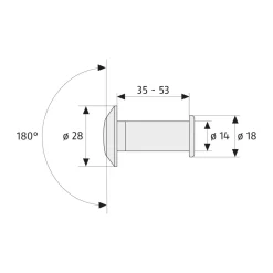 Türspion 2300*Abus Best
