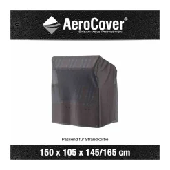 AeroCover Schutzhülle für Strandkörbe 150 x 105 x 165/145 cm anthrazit