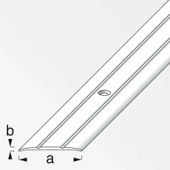 Übergangsprofil 37 x 2,5 mm 2m silber*Alfer New