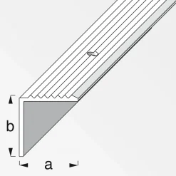Treppenschiene 19 x 20 mm 1m bronze^Alfer
