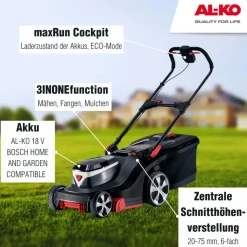 AL-KO Akku-Rasenmäher 382 Li Prem.
