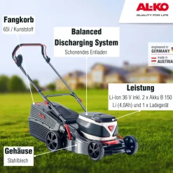 Akku-Rasenmäher 42.2 36V Li Comfort inkl Akku und Ladegerät^AL-KO Clearance