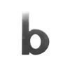 Buchstabe b satiniert^Alpertec