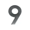 Alpertec Edelstahl-Hausnummer 9 satiniert