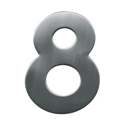 Edelstahl-Hausnummer 8 satiniert*Alpertec Hot