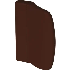 Nylon-Balkontürgriff flach braun^Alpertec Best