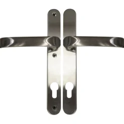 Schmalrahmengarnitur Schmalrahmen-LS edelstahlfärbig rechts/links*Alpertec Online