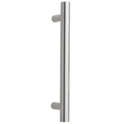 Stoßgriff Edelstahl Durchmesser 30 mm Stütze gerade satiniert^Alpertec New