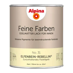 Alpina Buntlack Feine Farben Lack No 31 Elfenbein-Rebellin edelmatt 750ml