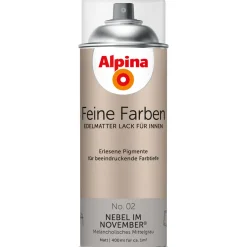 Alpina Buntlack Feine Farben Sprühlack No 02 Nebel im November edelmatt 400ml
