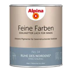 Alpina Buntlack Feine Farben Lack No 14 Ruhe des Nordens edelmatt 750ml