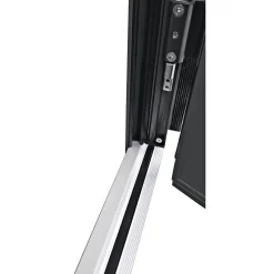 Aluminium Sicherheits-Haustür Pisa Superior 60 mm weiß 100 x 210 cm Anschlag rechts inkl Griffset^ Clearance