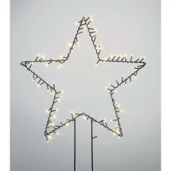 Gartenstecker Stern 100 LEDs Außen batteriebetrieben^Ambientis