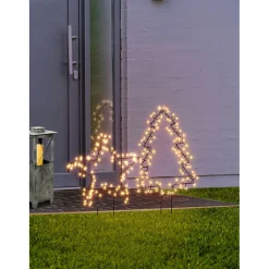 Gartenstecker Stern 100 LEDs Außen batteriebetrieben^Ambientis