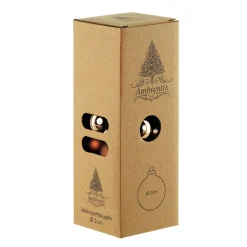 Ambientis Glaskugeln 3 cm braun champagner Mix