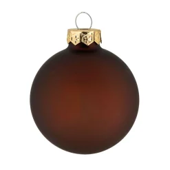 Ambientis Glaskugeln 6 cm braun champagner Mix