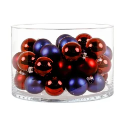 Ambientis Glaskugeln 6 cm braun blau Mix