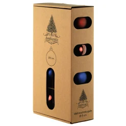 Glaskugeln 8 cm braun/blau Mix^Ambientis Discount