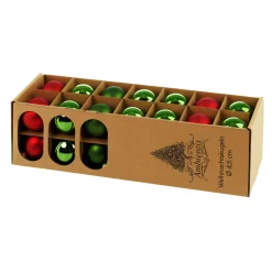 Glaskugeln 4,5 cm rot grün Mix^Ambientis