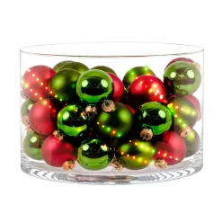Glaskugeln 4,5 cm rot grün Mix^Ambientis