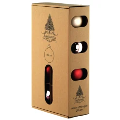 Ambientis Glaskugeln 8 cm altrosa Mix