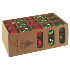 Glaskugeln 6 cm rot grün Mix*Ambientis Hot