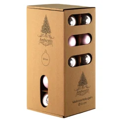 Ambientis Glaskugeln 6 cm rosa Mix