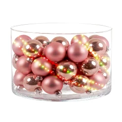 Ambientis Glaskugeln 6 cm rosa Mix