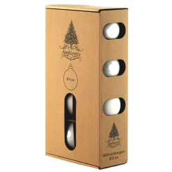 Glaskugeln 8 cm weiss Mix^Ambientis Online