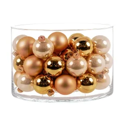 Glaskugeln 6 cm gold Mix*Ambientis Discount