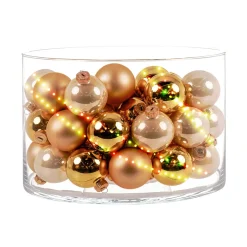 Glaskugeln 6 cm gold Mix*Ambientis Discount