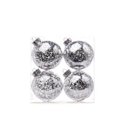 Ambientis Kugel-Set 4 Stück silber