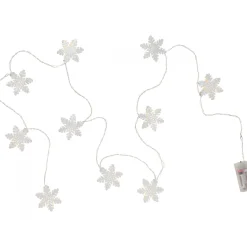 Ambientis LED-Lichterkette Schneeflocke batterie