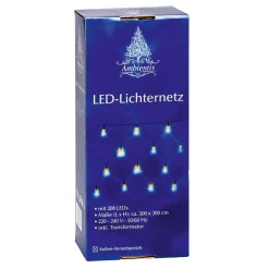Ambientis LED-Lichternetz 300 x 300 cm 200 warmweiße LEDs
