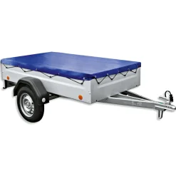 Anhänger-Flachplane für EU2/EB2 blau 107,5 x 2 cm^ Discount