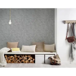 Vliestapete „Elements Betonoptik“, dunkelgrau, 10,05 x 0,53 m*AS Creation Best