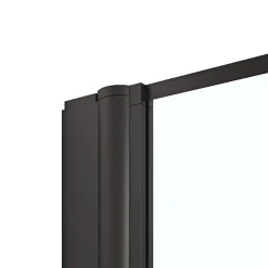 Badewannenfaltwand Bricks schwarz 75 x 125 cm^Aurlane Clearance