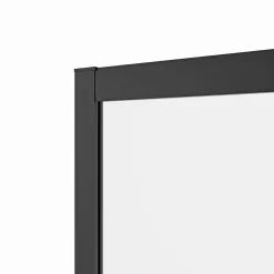 Aurlane Eckdusche Black Eclipse schwarz matt 90 x 90 cm