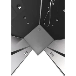 Aurlane Komplettdusche Colours Black 90 x 90 x 215 cm