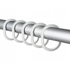 Basic Duschvorhangringe 12er Pack weiß