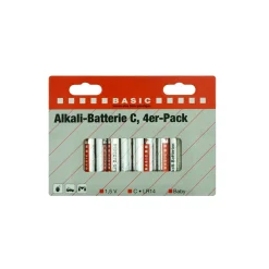 Basic Alkaline-C-Batterie 1,5V 4 Stück