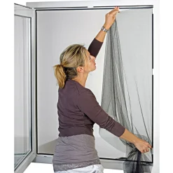 Fliegengitter schwarz 130 x 150 cm*Basic Online