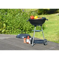 Basic Holzkohlegrill Kugelgrill 44 cm