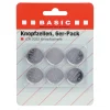 Basic Knopfzellen CR2032 6er-Pack